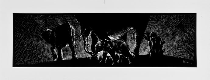 Maleka's Dream - Intaglio Print