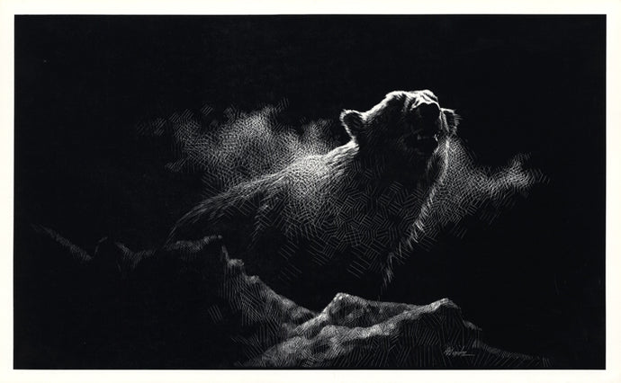 On the Wind - Intaglio Print